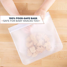 Load image into Gallery viewer, 10-Pack: 32 oz Keeper Reusable Ziplock Bags