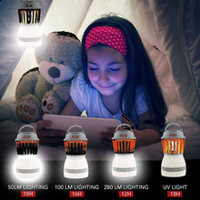 Load image into Gallery viewer, 2-in-1 HAKOL Waterproof IP67 Portable fly-rechargeable Anti-Insect Fly Killing Lamp
