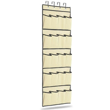 Load image into Gallery viewer, 20 Pocket: Over the Door Shoe Rack Organizer