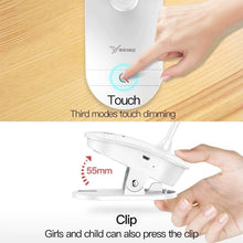 Load image into Gallery viewer, LED Touch On/off Switch with 3 Modes Desk Lamp Clip