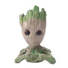 Load image into Gallery viewer, Boxod Treeman Baby Groot Succulent Flower Pot with Hole Pen Holder