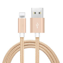 Load image into Gallery viewer, 3-Pack: 10FT Heavy Duty Braided iPhone Lightning USB Cable