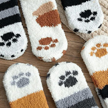 Load image into Gallery viewer, 3-Pack: Autumn and Winter Cat Claws Socks