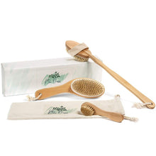 Load image into Gallery viewer, 3-Piece Set: Blu Oasis Premium Dry Brushes with Travel Bag