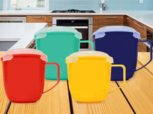 Load image into Gallery viewer, 4-Pack: Bell & Howell Microwave Mugs with Vented Lids