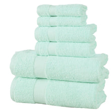 Load image into Gallery viewer, 6-Pack: 100% Cotton Towel Set - Assorted Colors