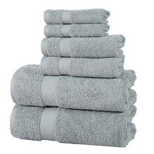 Load image into Gallery viewer, 6-Pack: 100% Cotton Towel Set - Assorted Colors