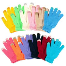 Load image into Gallery viewer, 6 Pairs: Unisex Touchscreen Ultra-Soft & Comfy Gloves - Assorted Colors