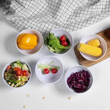 Load image into Gallery viewer, 6-Piece Set: White Melamine Cereal Bowls 20oz