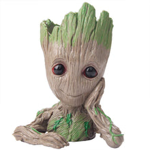 Load image into Gallery viewer, Boxod Treeman Baby Groot Succulent Flower Pot with Hole Pen Holder