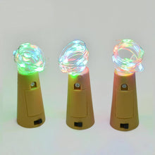 Load image into Gallery viewer, 3-Pack: Wine Bottle Cork Lights Copper Led Light Strips Rope Lamp Kit DIY Colorful