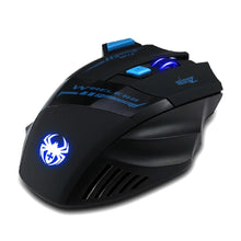 Load image into Gallery viewer, 7 Buttons LED Optical Wireless Gaming Mouse