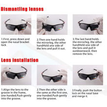 Load image into Gallery viewer, Toneoesol Polarized Sports Sunglasses with 5 Interchangeable Lenses