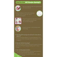 Load image into Gallery viewer, Pursonic Natural Facial Konjac Sponge