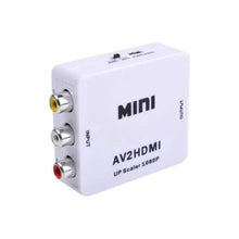 Load image into Gallery viewer, 720p 1080p Upscaler Mini Composite AV CVBS 3RCA to HDMI Video Converter Adapter