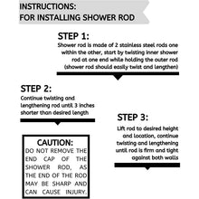 Load image into Gallery viewer, Bolford Shower Curtain & Rod Set