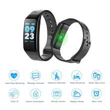 Load image into Gallery viewer, Waterproof Purple Smart Wristband Bracelet Fitness Tracker Health Monitor Heart Rate