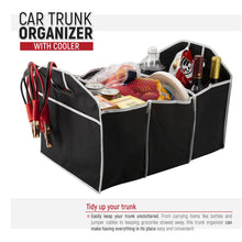 Load image into Gallery viewer, Foldable Car Trunk Organizer with Cooler