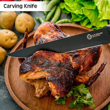 Load image into Gallery viewer, 7-Piece Set: Chef Knife, Bread, Carving, Utility, Pairing, Cheese, Pizza