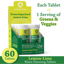 Load image into Gallery viewer, Amazing Grass Green Superfood Water Flavoring Tablet with Antioxidants and Alkalizing Greens