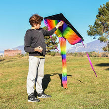 Load image into Gallery viewer, BritenWay Ripstop Polyester Fabric Extra Large Rainbow Kite
