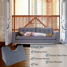 Load image into Gallery viewer, Chiropractic Cervical Traction Neck Wedge Pillow