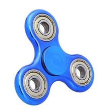 Load image into Gallery viewer, Chrome Tri Fidget Spinner - Assorted Colors