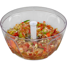 Load image into Gallery viewer, Compact & Powerful Hand Held Vegetable and Fruit Chopper and Slicer