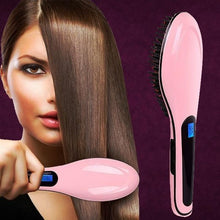 Load image into Gallery viewer, Detangling Hair Straightener Brush - Assorted Colors