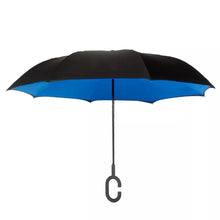 Load image into Gallery viewer, Double-Layer Windproof Reverse-Folding Smart Umbrella with UV Protection