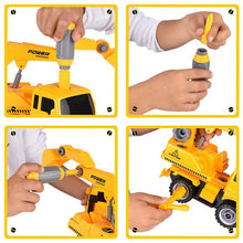 Load image into Gallery viewer, Fun Educational Take Apart Construction Truck Engineering Toy Playset