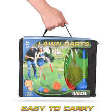 Load image into Gallery viewer, Glow in The Dark Lawn Darts Game Outdoor Backyard Toy for Kids & Adults