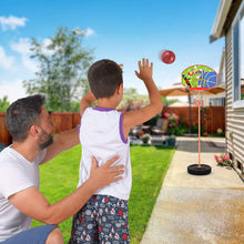 Load image into Gallery viewer, Height Adjustable Kids Basketball Hoops Set