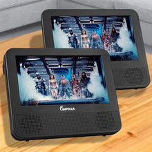 Load image into Gallery viewer, Impecca DVPDS-722 7in Dual Screen Dvd Player