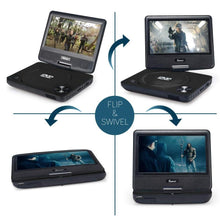 Load image into Gallery viewer, Impecca Portable DVD Player Swivel Screen