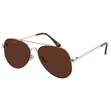 Load image into Gallery viewer, Kensie Carissa Women's Shiny Metal Aviator Sunglasses