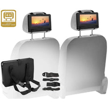 Load image into Gallery viewer, Koramzi PDVD-DK95 Portable 9" Dual Screen