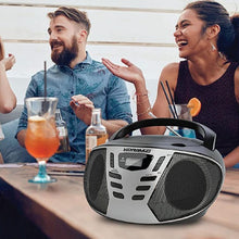 Load image into Gallery viewer, KORAMZI Portable CD Boombox with AM/FM Radio