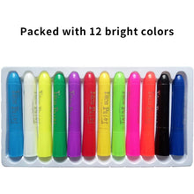 Load image into Gallery viewer, Lasten 12 Colors Face Paint Crayons