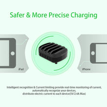 Load image into Gallery viewer, NTONPOWER Smartphone Charging Station 5 USB Ports Dock & Organizer