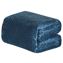 Load image into Gallery viewer, Oversized Chevron Braided Throw Blanket