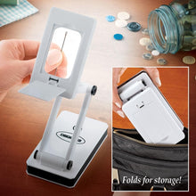 Load image into Gallery viewer, Portable Ultra Bright LED Lamp with 3X Magnifier