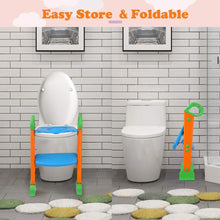 Load image into Gallery viewer, Potty Training Toilet Seat with Steps