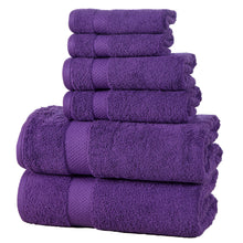 Load image into Gallery viewer, 6-Pack: 100% Cotton Towel Set - Assorted Colors