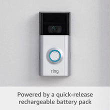 Load image into Gallery viewer, Ring Video Doorbell 2 with HD Video and Motion Activated Alerts
