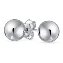 Load image into Gallery viewer, Set Of 3 Sterling Silver Ball Studs