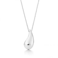 Load image into Gallery viewer, Silver Teardrop Designer Jewelry Set