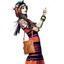 Load image into Gallery viewer, Super Soft Genuine Leather Top Belt Accent Crossbody Bag