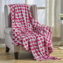 Load image into Gallery viewer, Super Soft Microplush Valentine Throw - Assorted Styles
