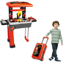 Load image into Gallery viewer, Toy Chef 2-in-1 Pretend Play Travel Set For Kids